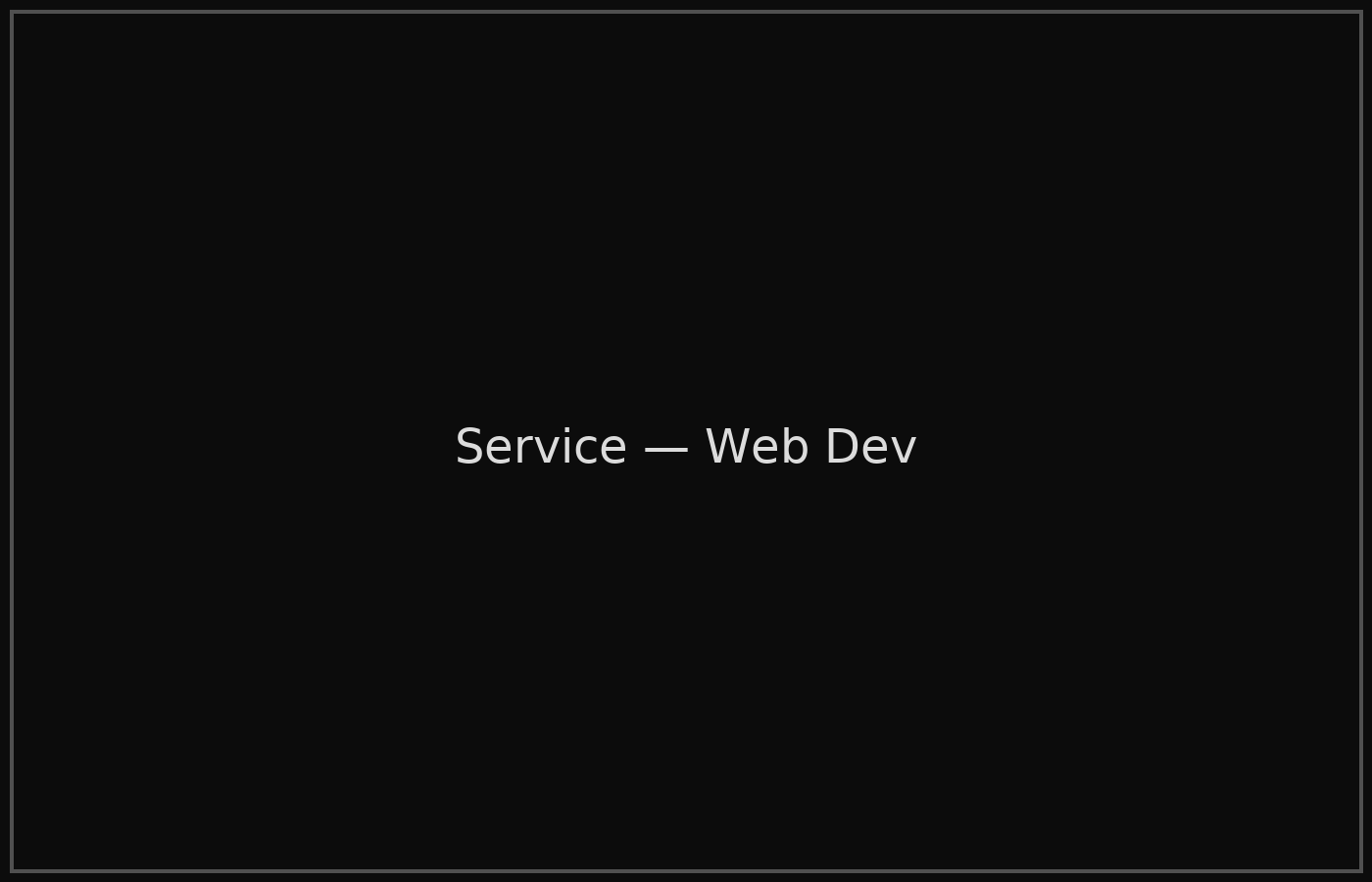 Web Development